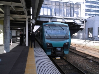 鰺ケ沢駅から新青森駅の乗車記録(乗りつぶし)写真