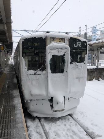 山形駅から小山駅の乗車記録(乗りつぶし)写真