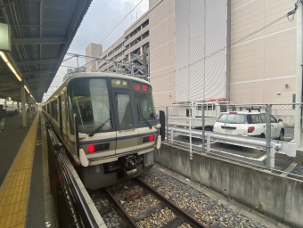 草津駅から石部駅の乗車記録(乗りつぶし)写真