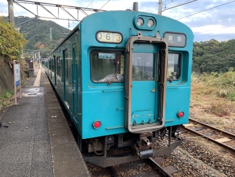 白浜駅から和深駅の乗車記録(乗りつぶし)写真