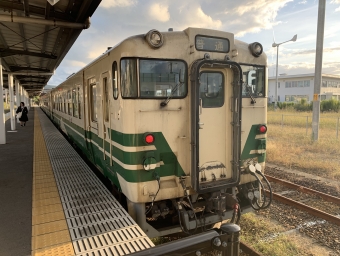 男鹿駅から秋田駅:鉄道乗車記録の写真