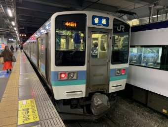 長野駅から大月駅の乗車記録(乗りつぶし)写真