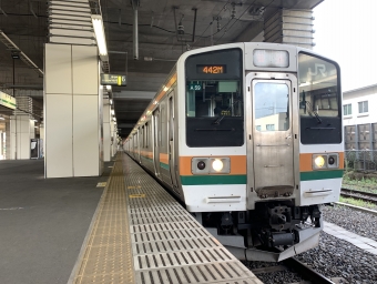 小山駅から新前橋駅の乗車記録(乗りつぶし)写真