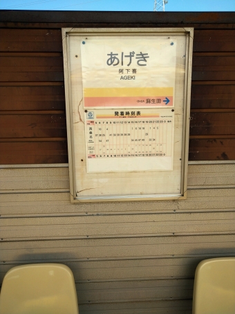 東員駅から阿下喜駅の乗車記録(乗りつぶし)写真