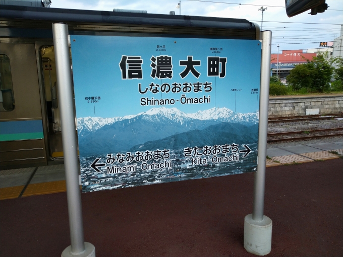 鉄道乗車記録の写真:駅名看板(2)        