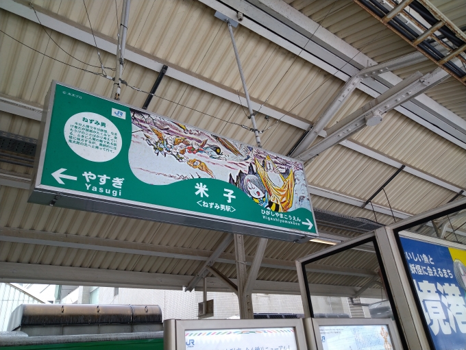 鉄道乗車記録の写真:駅名看板(4)     