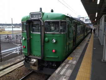 綾部駅から東舞鶴駅の乗車記録(乗りつぶし)写真