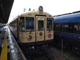 西舞鶴駅から豊岡駅の乗車記録(乗りつぶし)写真