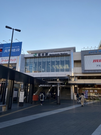 立川駅から矢向駅の乗車記録(乗りつぶし)写真