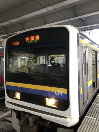 千葉駅から木更津駅:鉄道乗車記録の写真