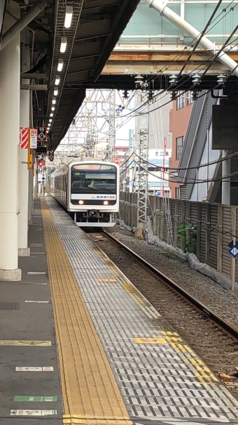 千葉駅から成田駅の乗車記録(乗りつぶし)写真