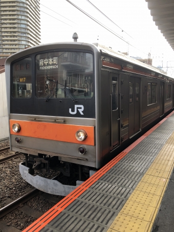 西船橋駅から武蔵浦和駅の乗車記録(乗りつぶし)写真
