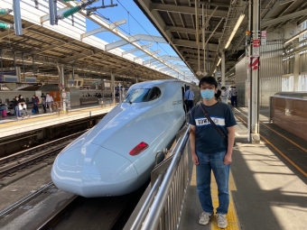 東京駅から熊本駅の乗車記録(乗りつぶし)写真