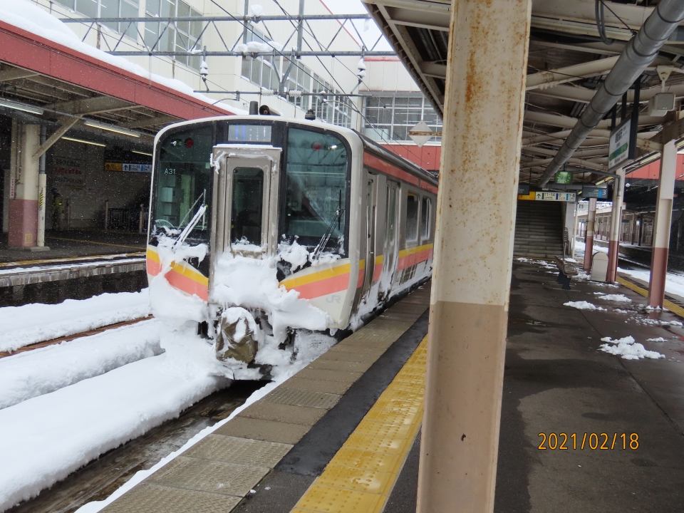 鉄道乗車記録「越後湯沢駅から深谷駅」の写真(2) by アキラ 撮影日時:2021年02月18日