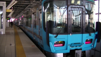 富山駅から金沢駅の乗車記録(乗りつぶし)写真