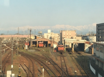 倶利伽羅駅から高岡駅の乗車記録(乗りつぶし)写真