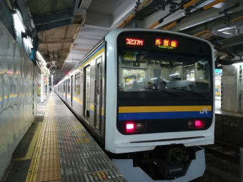 千葉駅から大原駅の乗車記録(乗りつぶし)写真