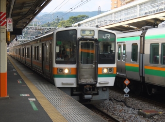 小田原駅から富士駅の乗車記録(乗りつぶし)写真