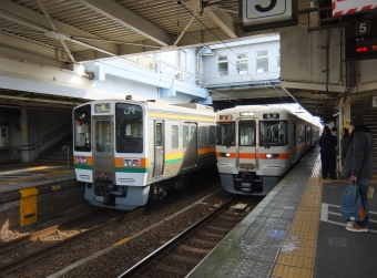 富士駅から静岡駅の乗車記録(乗りつぶし)写真