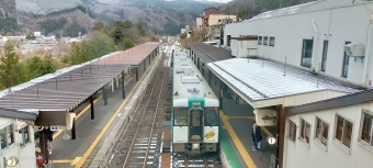 鳴子温泉駅から古川駅の乗車記録(乗りつぶし)写真