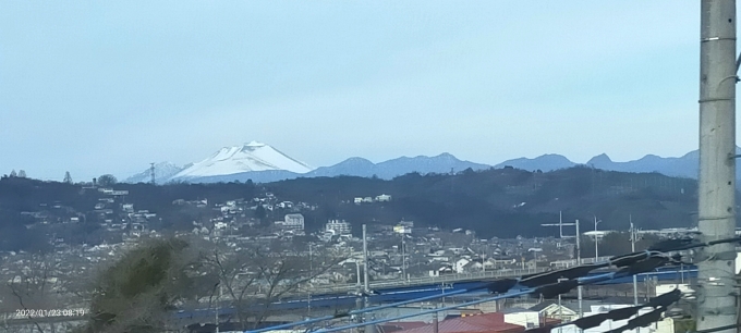 鉄道乗車記録の写真:車窓・風景(3)        「浅間山」