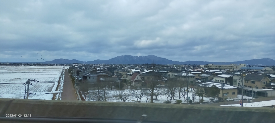 鉄道乗車記録「長岡駅から新潟駅」車窓・風景の写真(2) by パパ 撮影日時:2022年01月