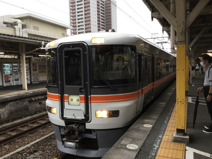 鉄道乗車記録の写真:乗車した列車(外観)(1)        「普通列車熱海行き特急列車です
」