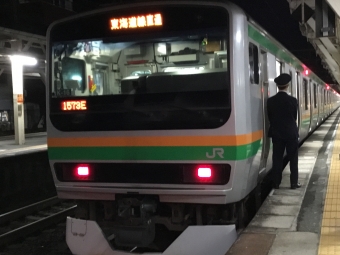 沼津駅から熱海駅の乗車記録(乗りつぶし)写真