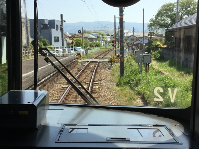 鉄道乗車記録の写真:車窓・風景(2)        「大岡駅発車した所」