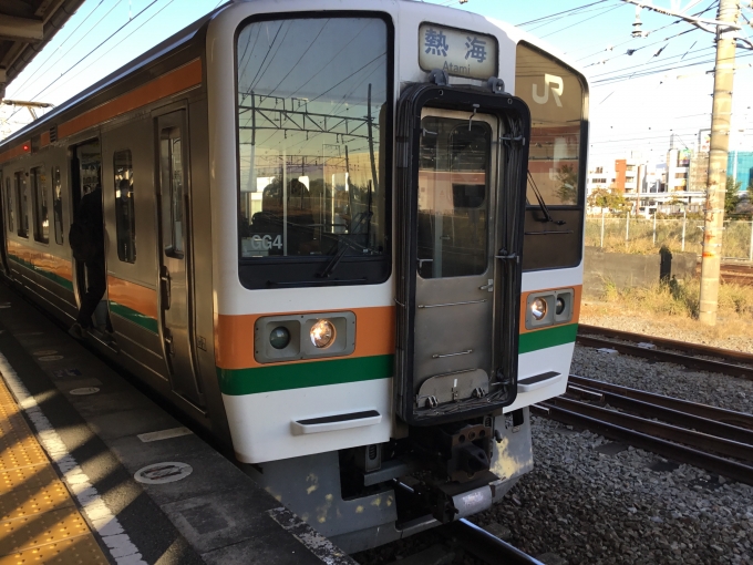 鉄道乗車記録の写真:乗車した列車(外観)(1)          「こく君に乗りました(211系GG4編成)」