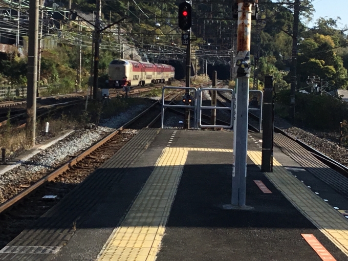 鉄道乗車記録の写真:列車・車両の様子(未乗車)(7)        「サンライズ号が撮れて嬉しいかった」