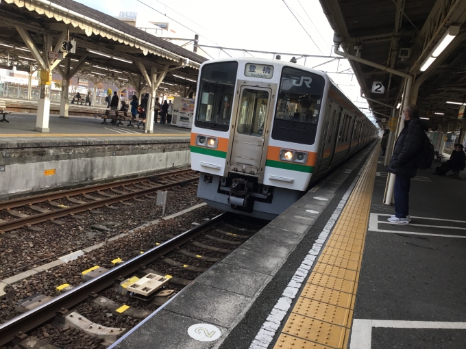 鉄道乗車記録の写真:乗車した列車(外観)(2)        「やっぱり沼津駅から豊橋駅青春18きっぷで旅しています」