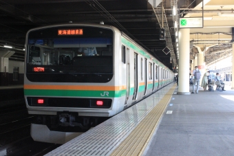 上野駅から宇都宮駅の乗車記録(乗りつぶし)写真