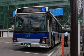 福島駅から庭坂駅の乗車記録(乗りつぶし)写真