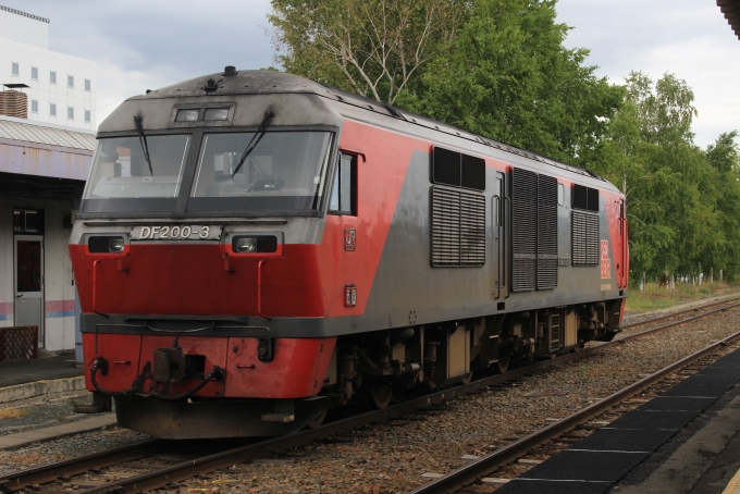 鉄道乗車記録の写真:列車・車両の様子(未乗車)(1)        「DF200-3」