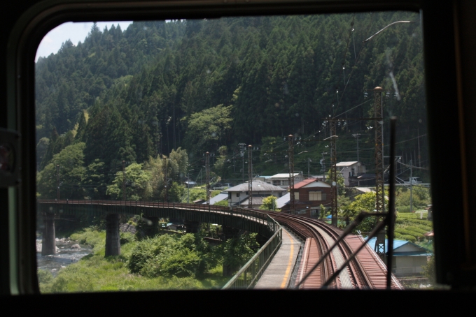 鉄道乗車記録の写真:車窓・風景(9)        「通称「渡らずの鉄橋」こと水窪川第六橋梁」