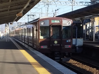 生駒駅から菖蒲池駅の乗車記録(乗りつぶし)写真