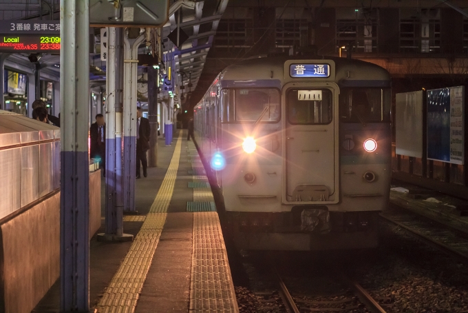 鉄道乗車記録の写真:乗車した列車(外観)(1)     「115系N11編成・1557M」