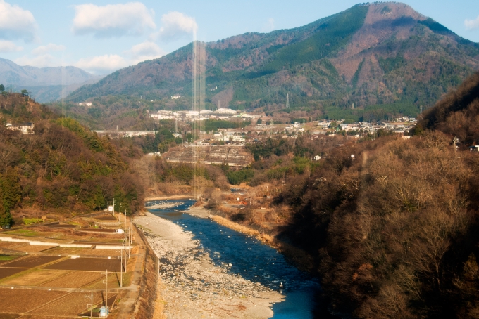 鉄道乗車記録の写真:車窓・風景(4)        「鳥沢～猿橋の桂川鉄橋」