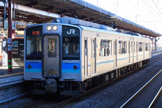 鉄道乗車記録の写真:乗車した列車(外観)(1)     「E127系A11編成 160M」