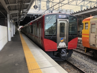長野駅から松本駅の乗車記録(乗りつぶし)写真