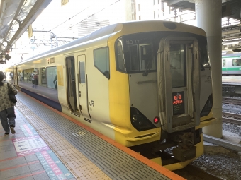 新宿駅から君津駅の乗車記録(乗りつぶし)写真