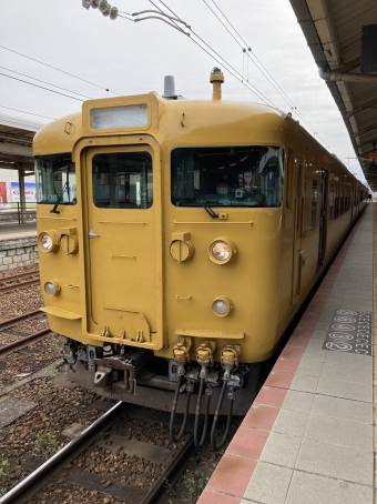 下関駅から小月駅の乗車記録(乗りつぶし)写真