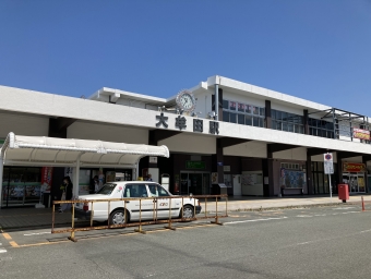 大牟田駅から南荒尾駅の乗車記録(乗りつぶし)写真