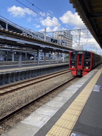 福間駅から博多駅の乗車記録(乗りつぶし)写真