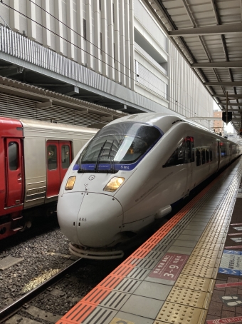 博多駅から亀川駅の乗車記録(乗りつぶし)写真