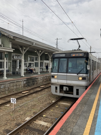 北熊本駅から再春医療センター前駅の乗車記録(乗りつぶし)写真
