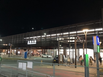 上熊本駅から熊本駅の乗車記録(乗りつぶし)写真