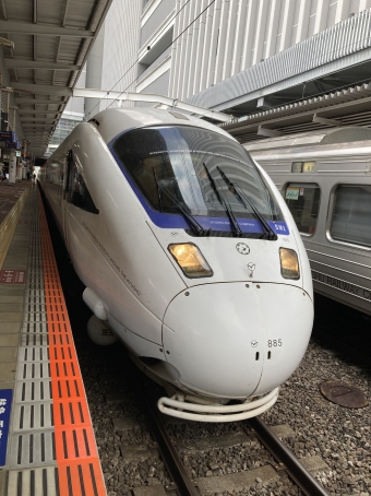 博多駅から大分駅の乗車記録(乗りつぶし)写真