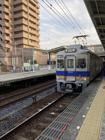 金剛駅から難波駅の乗車記録(乗りつぶし)写真